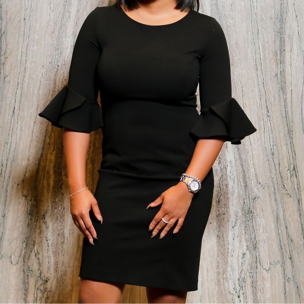 DKNY Bell Sleeve Dress